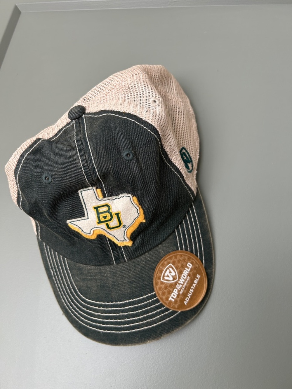 Top of the World Black and Tan Baylor University Trucker Hat